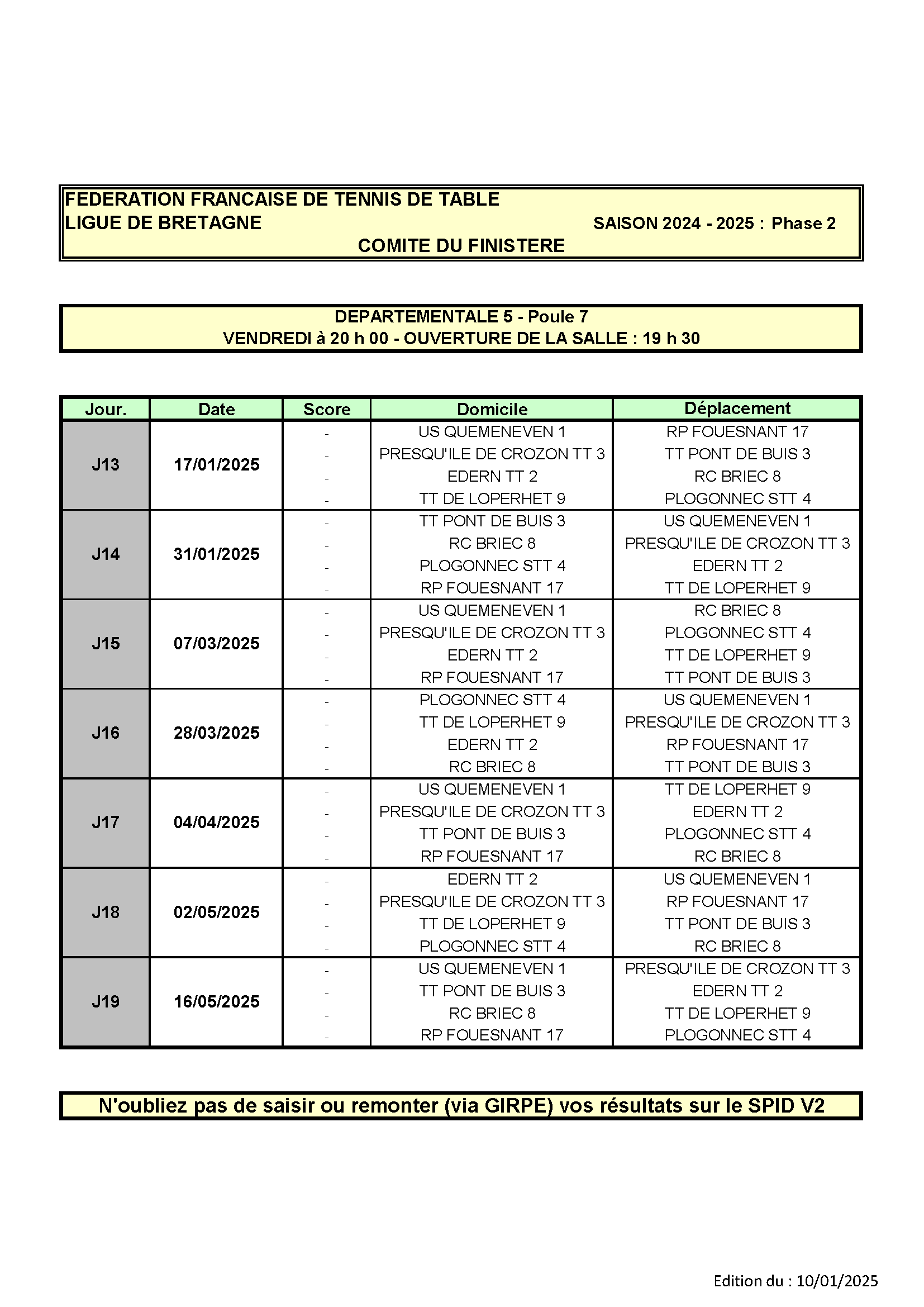 Calendar